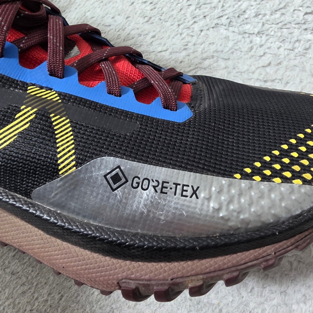 Nike Pegasus Trail 4 GORE-TEX Women 7.5 Black Blue Waterproof Running Shoes - Picture 9 of 9